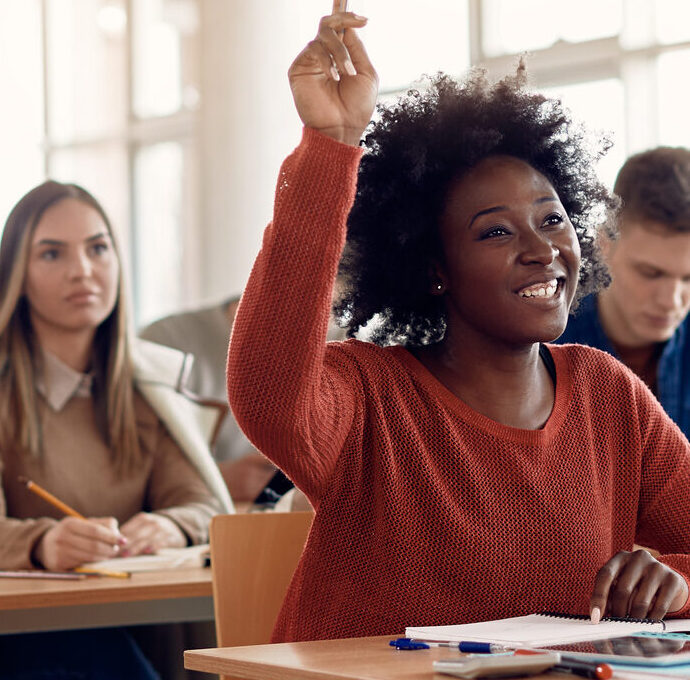 woman sitting in mental health first aid training
