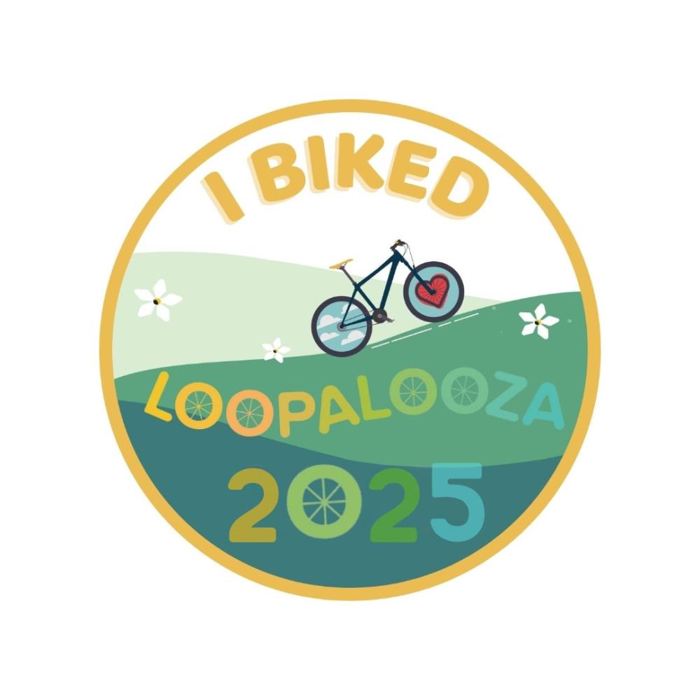 I biked Loopalooza 2025 badge