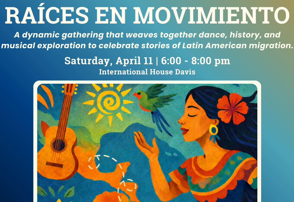 raices en movimiento flyer, latin american event