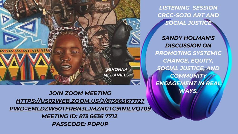 Culture COOP flyer for Promoting Systemic Change, Equity, Social Justice, and Community Engagement in real ways